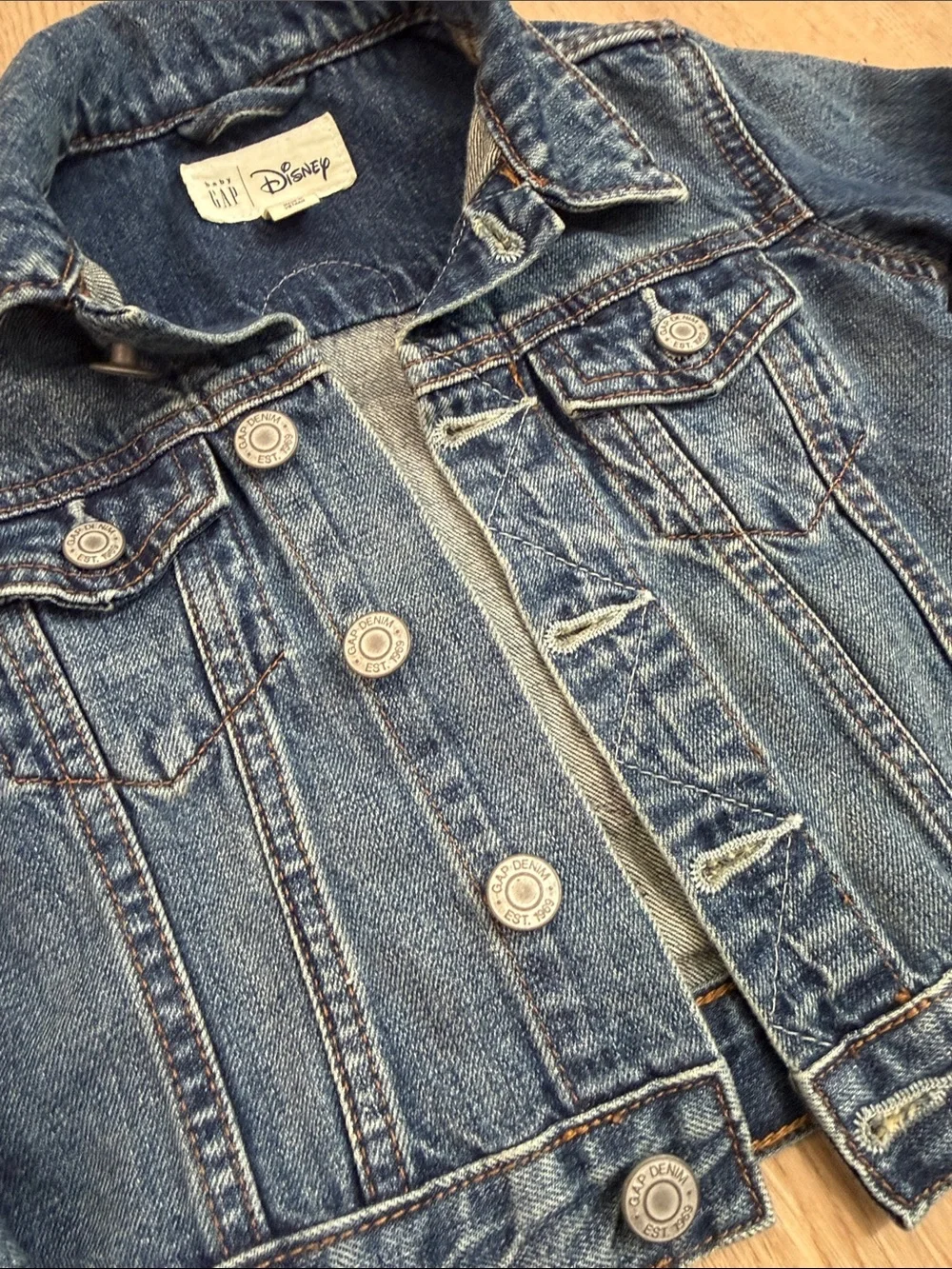 GAP x Disney - Kids Denim Mickey Mouse Jacket